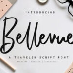 Bellevue Script Font - Featured Image