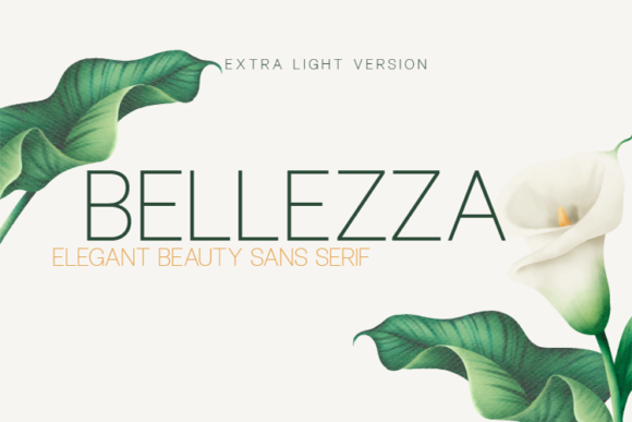 Bellezza Extra Light Font - Featured Image