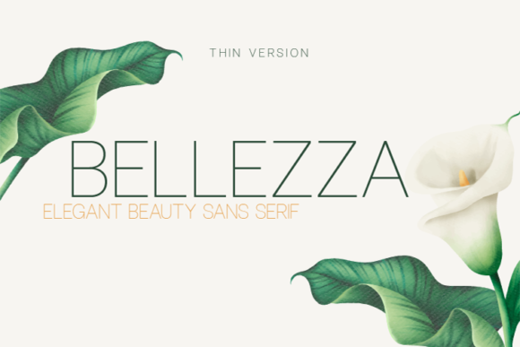 Bellezza Thin Font - Featured Image