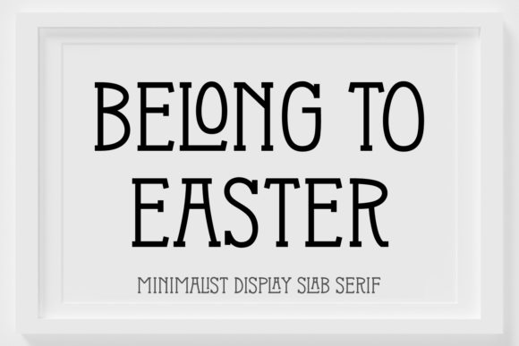 Belong to Easter Font - Featured Image