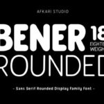 Bener Rounded Font - Featured Image