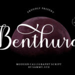 Benthura Script Font - Featured Image