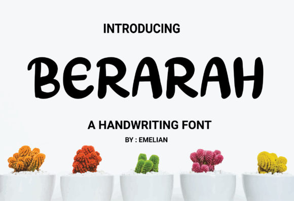 Berarah Font - Featured Image