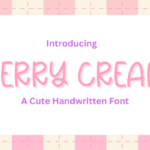 Berry Cream Font - Featured Image