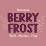 Berry Frost Font - Featured Image