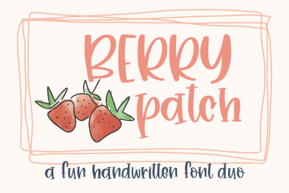 Berry Patch Font - Featured Image