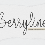 Berryline Font - Featured Image