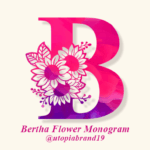 Bertha Flower Monogram Font - Featured Image