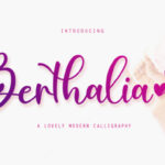 Berthalia Font - Featured Image