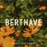 Berthave Font - Featured Image
