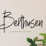 Berthusen Font - Featured Image