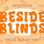 Beside Blinds Font - Featured Image