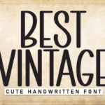 Best Vintage Font - Featured Image