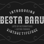 Besta Baru Font - Featured Image