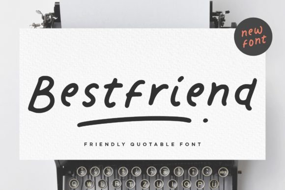 Bestfriend Font - Featured Image