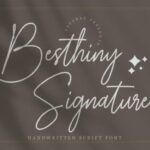 Besthiny Signature Font - Featured Image