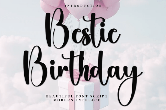 Bestie Birthday Font - Featured Image
