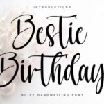 Bestie Birthday Font - Featured Image