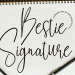 Bestie Signature Font - Featured Image