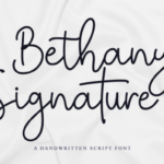 Bethany Signature Font - Featured Image