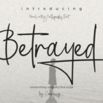 Betrayed Font - Featured Image
