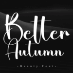 Better Autumn Font - Featured Image