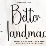 Better Handmade Font - Featured Image