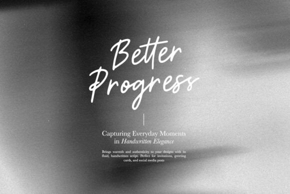 Better Progress Font - Featured Image