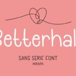 Betterhalf Font - Featured Image
