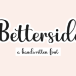 Betterside Font - Featured Image