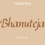 Bhanuteja Font - Featured Image