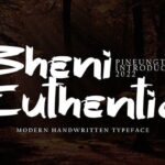 Bheni Euthentic Font - Featured Image