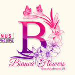 Bianca Flowers Monogram Font - Featured Image