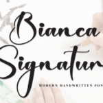 Bianca Signature Font - Featured Image