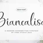 Biancalisa Font - Featured Image