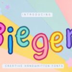Biegen Font - Featured Image