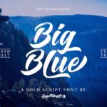 Big Blue Font - Featured Image