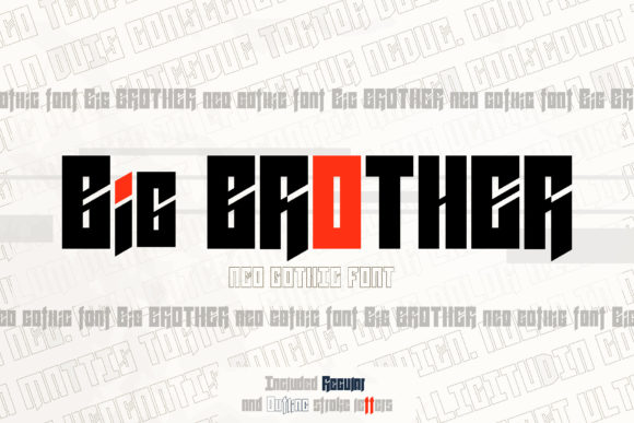 Big Brother Font - Featured Image