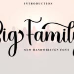 Big Family Font - Featured Image