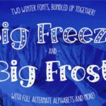 Big Freeze and Big Frost Font - Featured Image