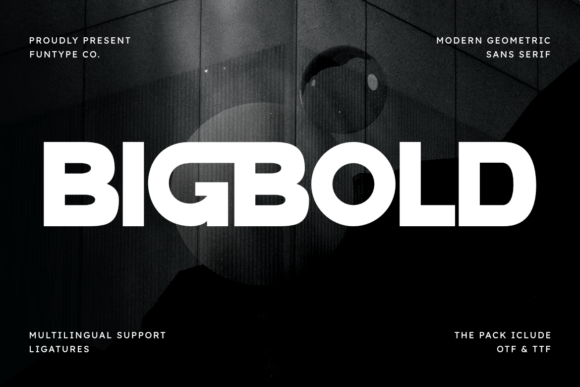 Bigbold Font - Featured Image