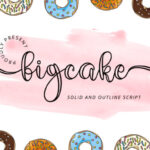 Bigcake Font - Featured Image
