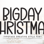 Bigday Christmas Font - Featured Image