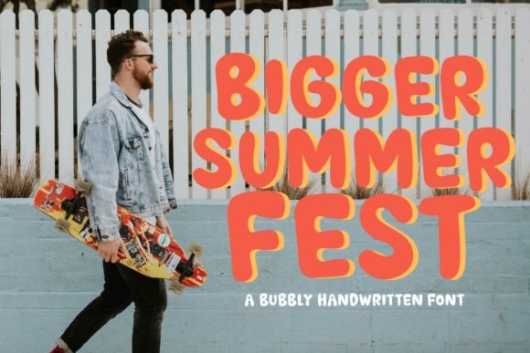 Bigger Summer Fest Font - Featured Image