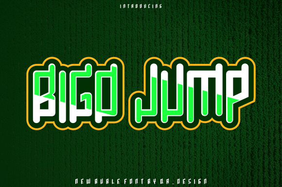 Bigo Jump Font - Featured Image