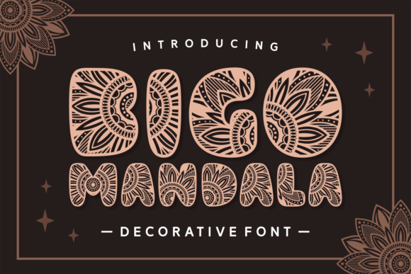 Bigo Mandala Font - Featured Image