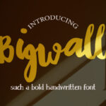 Bigwall Font - Featured Image