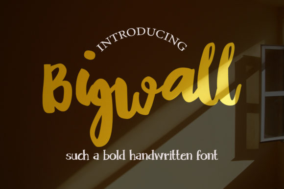 Bigwall Font - Featured Image