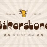 Bikerstone Font - Featured Image