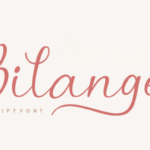 Bilange Font - Featured Image